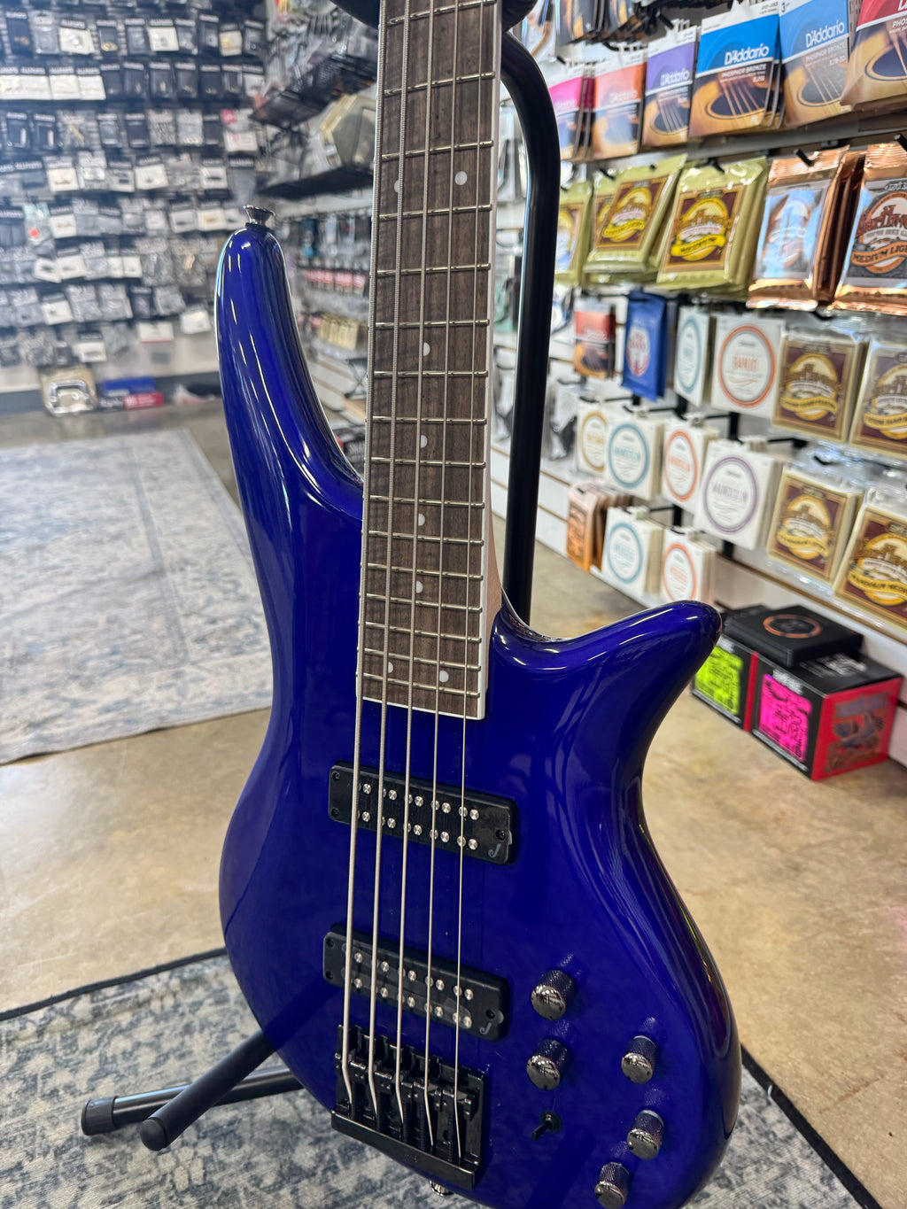 Jackson JS Series JS3V 5-String Spectra Bass - Indigo Blue