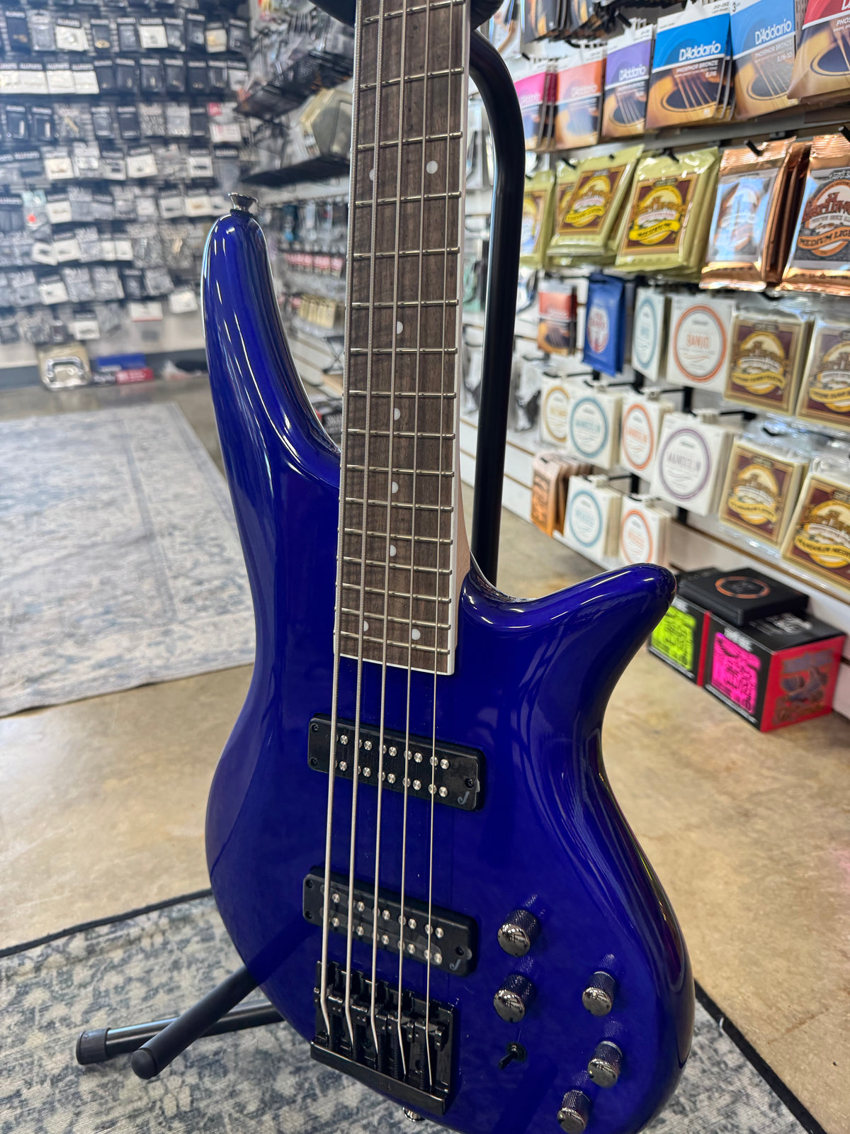 Jackson JS Series JS3V 5-String Spectra Bass - Indigo Blue