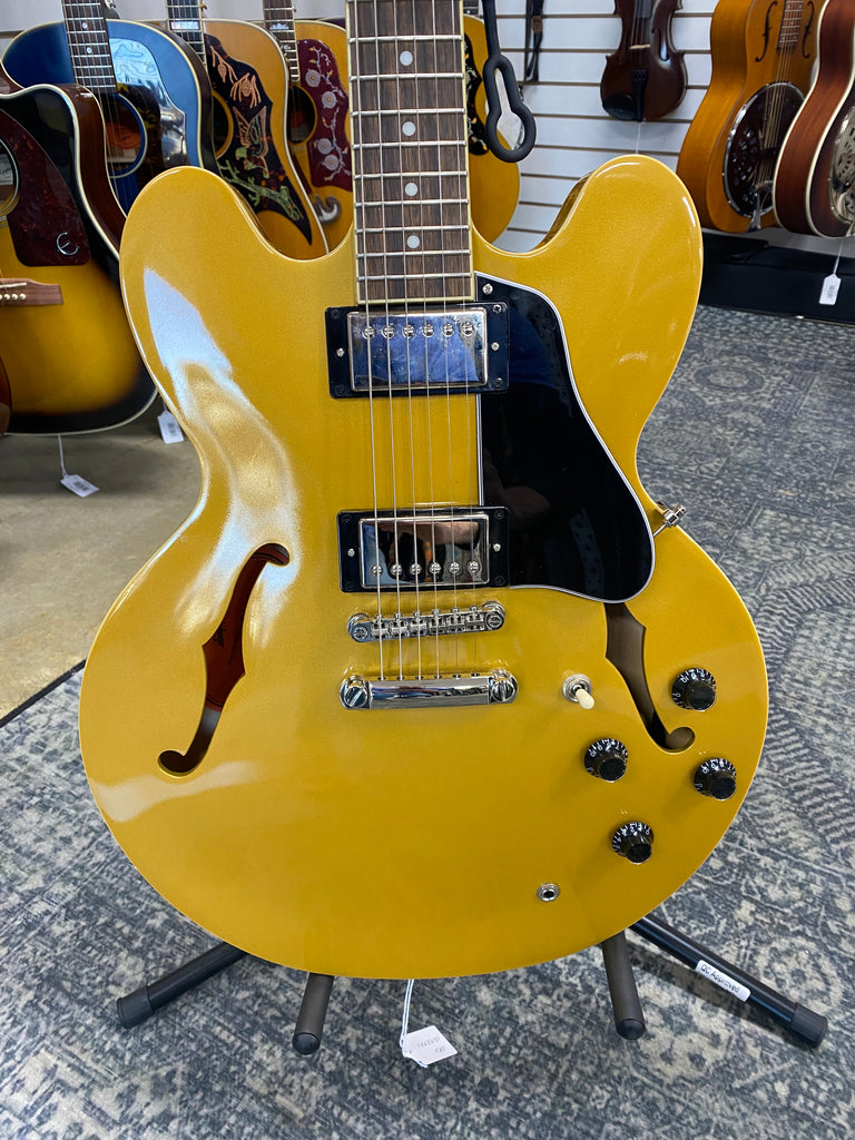Epiphone ES-335 Traditional Pro - Metallic Gold – Pop's Music