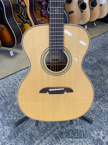 Alvarez AF60 Herringbone Acoustic Guitar - Natural