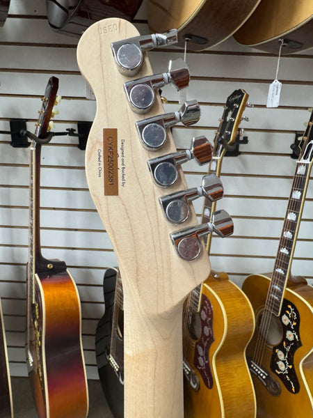 Squier Affinity Telecaster with Maple Fretboard, String Through Body - 3-Tone Sunburst - B Stock