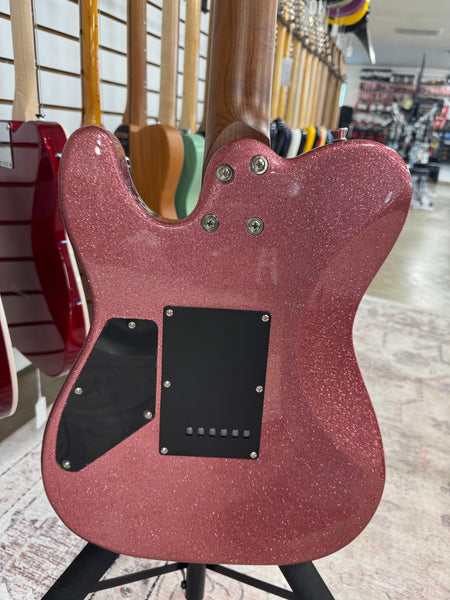 Cerberus Hermes 6VT Electric Guitar - Pink Sparkle - B Stock