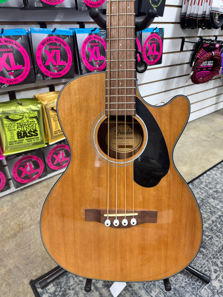 Fender CB-60SCE Acoustic-Electric Bass - Natural