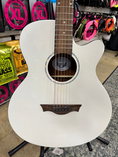 Dean AX-PE-CWH AXS Performer with Electronics - Classic White