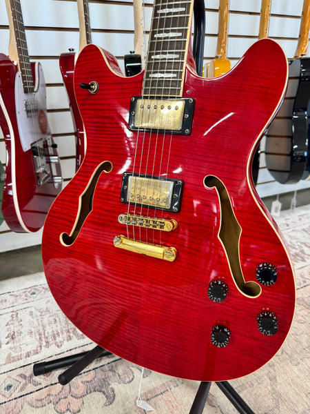 Peavey JF-1 Semi Hollow Electric Guitar - Red