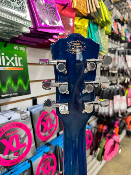 Washburn Festival EA15 - Flame Transparent Blue