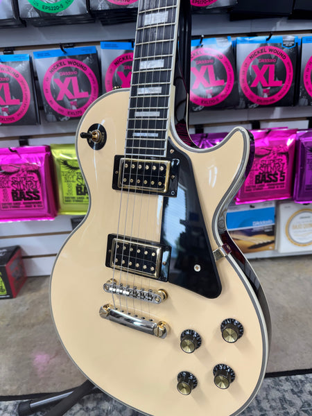 Epiphone Les Paul Custom Blackback - Antique Ivory