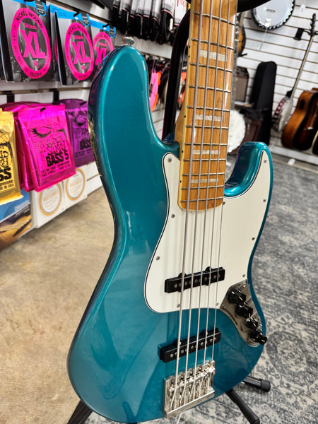 Squier Classic Vibe Active '70s Jazz Bass V - Ocean Turquoise