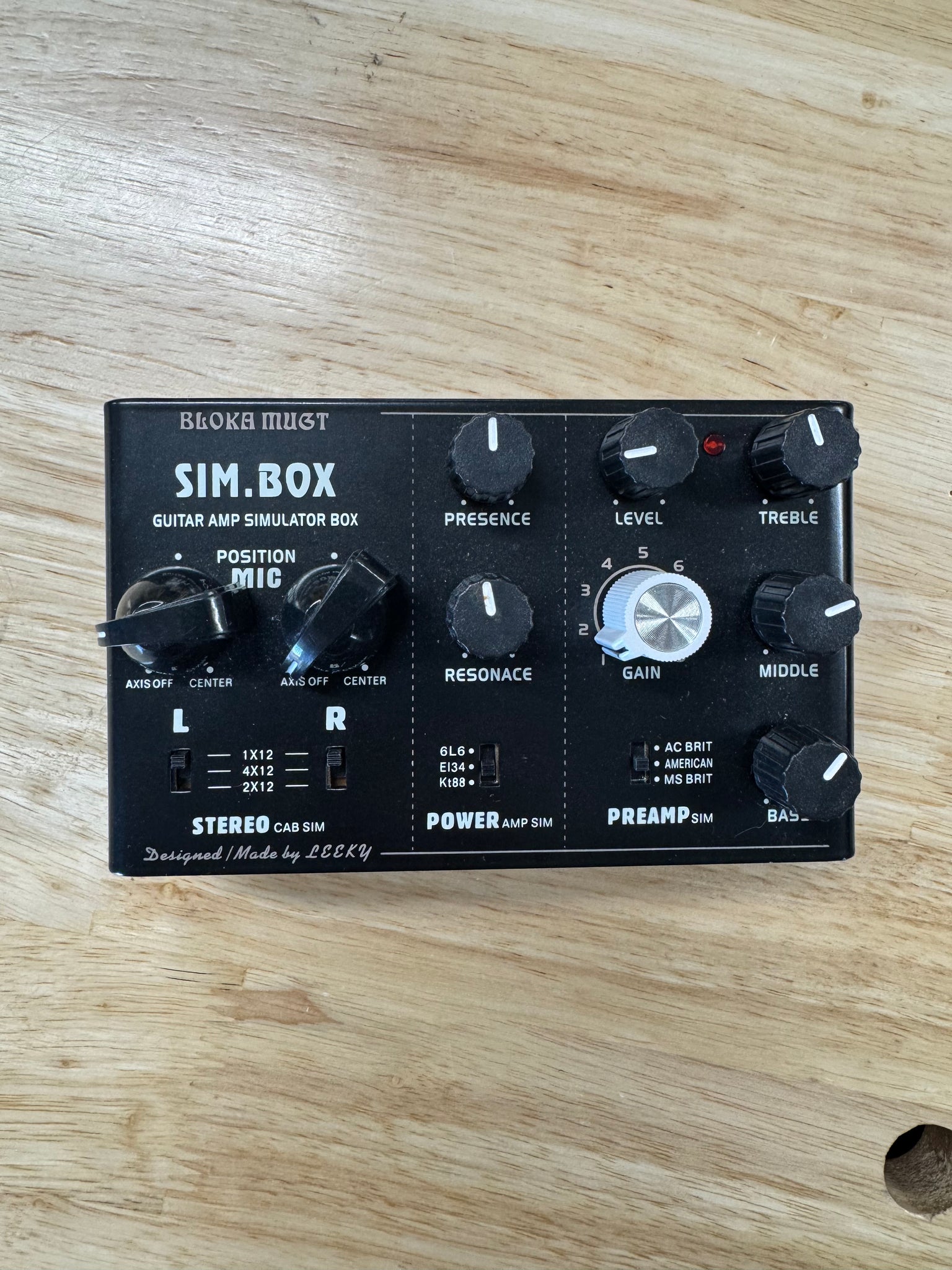 Bloka Mugt Sim Box Zero Watt Amplifier & Cab Sim - Used