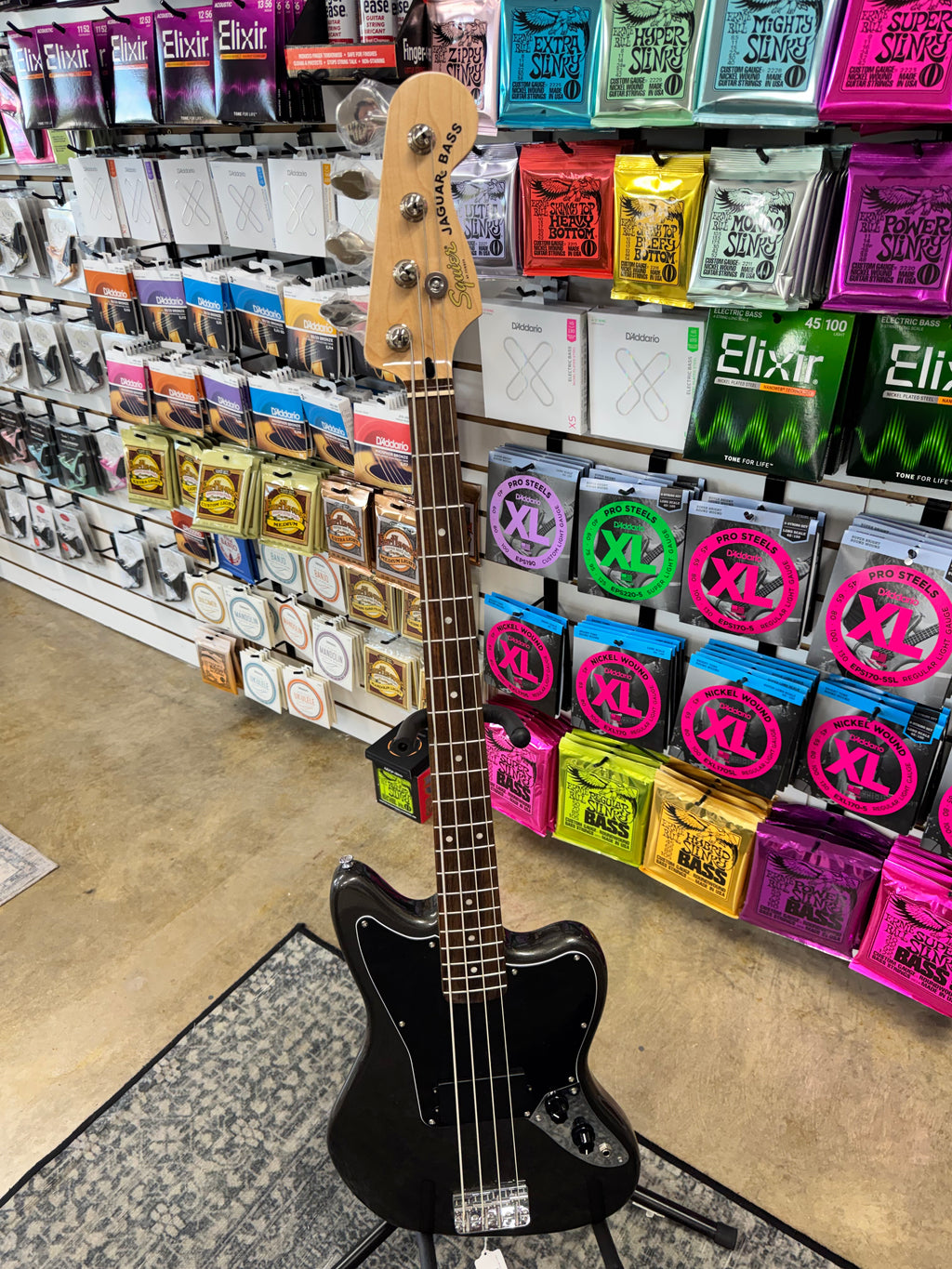 Squier Affinity Jaguar Bass H - Charcoal Frost Metallic