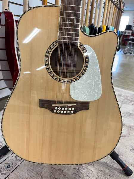 Takamine GD74CE Unison 12-String Acoustic-Electric Guitar - Natural
