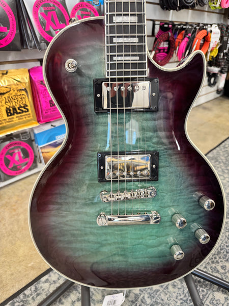 Epiphone Les Paul Custom Modern Quilt - Blueberry Burst