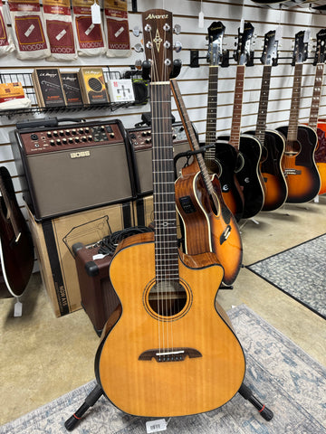 Alvarez AG60CEAR Grand Auditorium Cutaway with Armrest Bevel, Electronics - Natural - Used