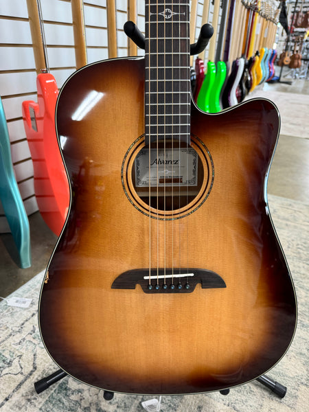 Alvarez AD60CE Shadowburst Dreadnought with Cutaway - Shadowburst