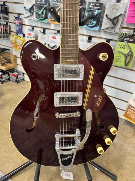 Gretsch G2604T Limited Edition Streamliner Rally II Center Block - Two-Tone Oxblood / Walnut Stain