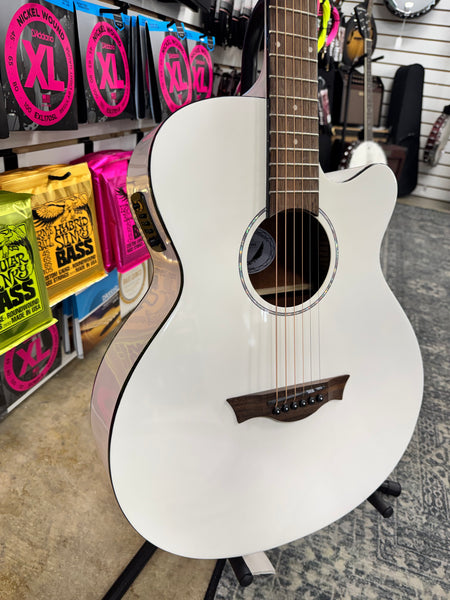 Dean AX-PE-CWH AXS Performer with Electronics - Classic White