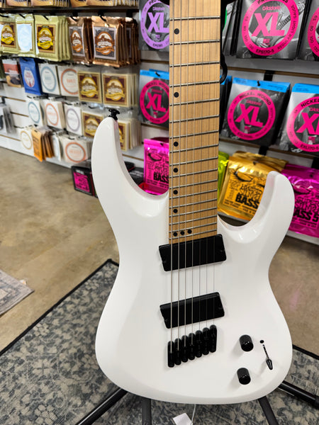 Harley Benton R-457MN WH MultiScale 7 String - White