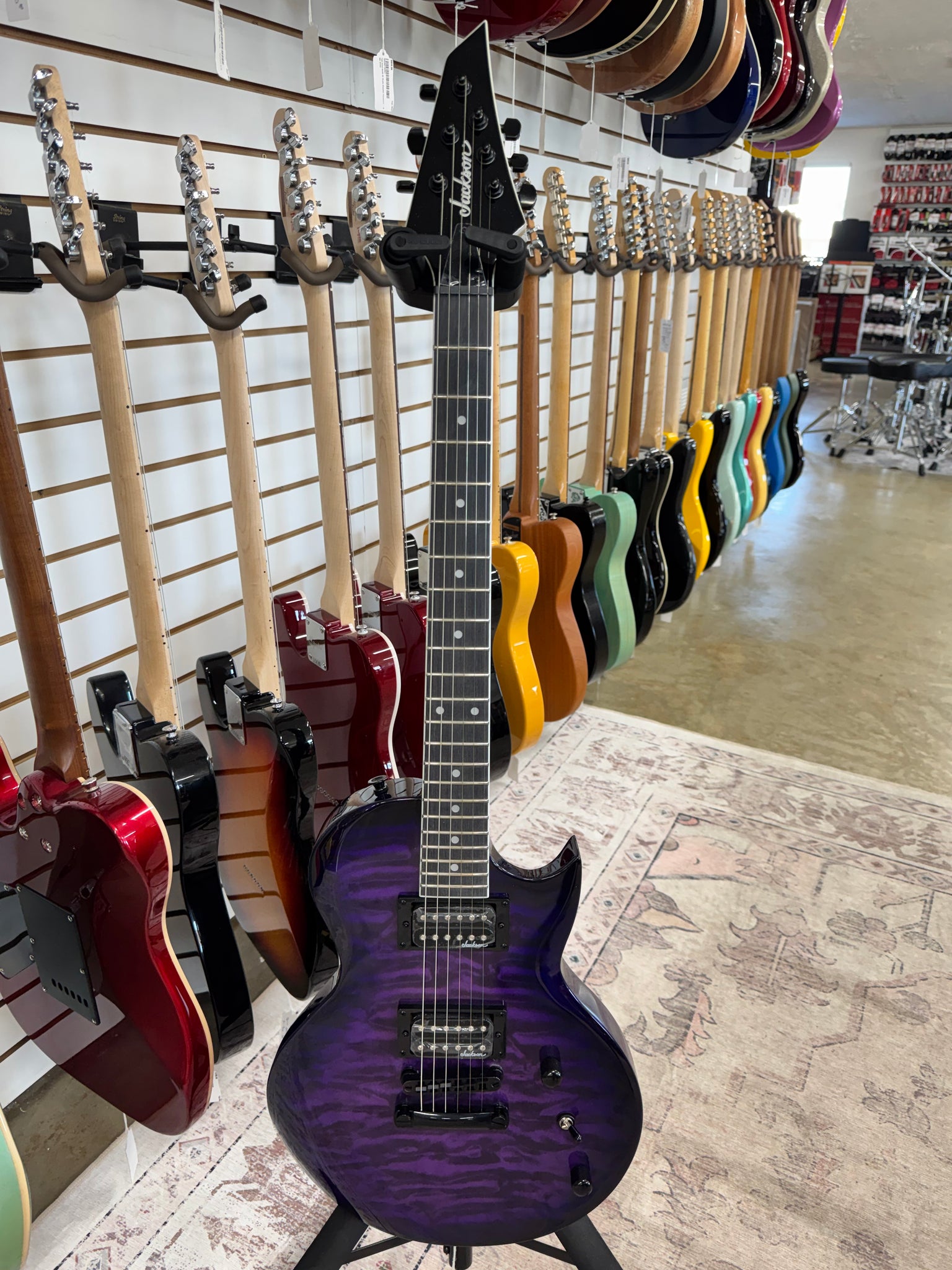 Jackson JS Series Monarkh SC JS22Q - Transparent Purple Burst