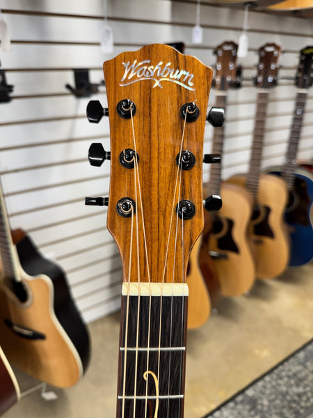 Washburn BTS9VCECH Acoustic Electric Guitar - Charcoal Burst