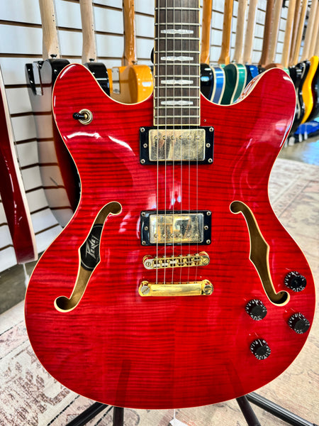 Peavey JF-1 Semi Hollow Electric Guitar - Red