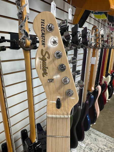 Squier Affinity Telecaster Left-Handed with String-Through Bridge - Butterscotch Blonde - B Stock