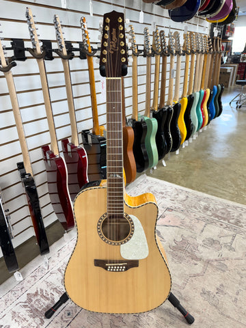 Takamine GD74CE Unison 12-String Acoustic-Electric Guitar - Natural