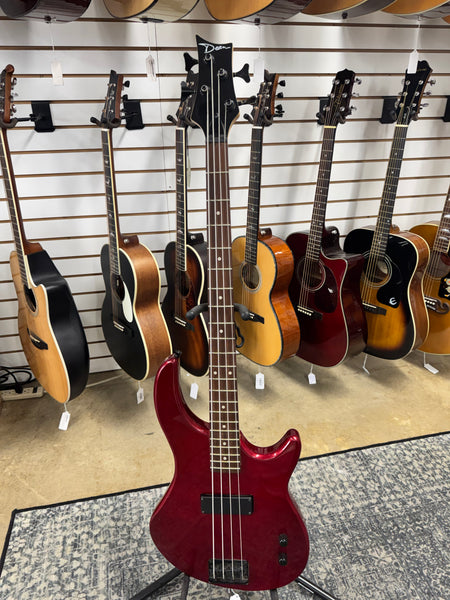 Dean Edge 4 String Bass Guitar - Red - Used