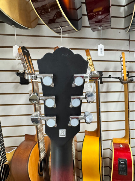 Washburn B6 Americana Series Open-Back 6-String Banjo - Natural Mahogany