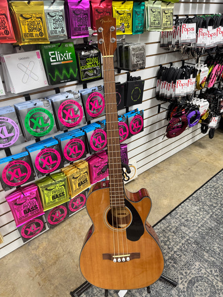 Fender CB-60SCE Acoustic-Electric Bass - Natural