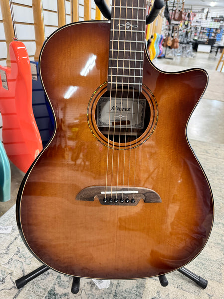 Alvarez AGE950CEAR Artist Elite Grand Auditorium Acoustic Electric Guitar - Shadow Burst