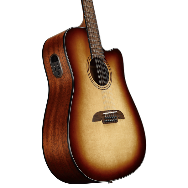 Alvarez AD60ce Shadowburst 12-string Acoustic-Electric Guitar - Shadowburst