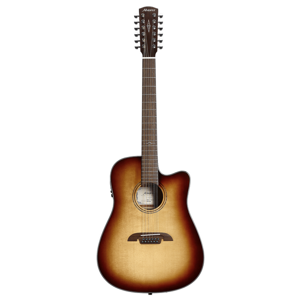 Alvarez AD60ce Shadowburst 12-string Acoustic-Electric Guitar - Shadowburst