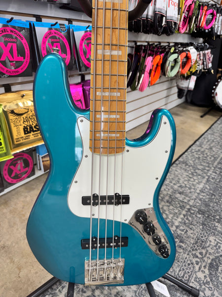 Squier Classic Vibe Active '70s Jazz Bass V - Ocean Turquoise