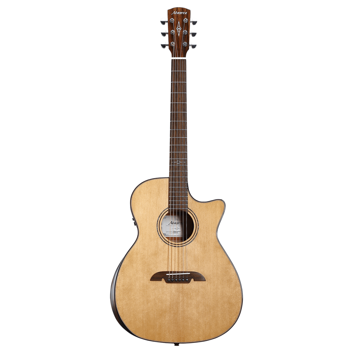 Alvarez AG60ce Armrest Artist Series Grand Auditorium Acoustic Electric Guitar - Natural
