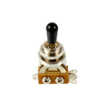 All Parts EP-4364-000 Short Toggle Switch - Chrome with Black Tip