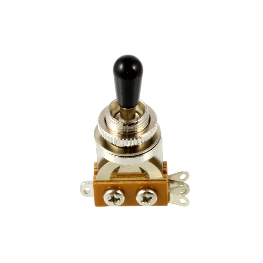 All Parts EP-4364-000 Short Toggle Switch - Chrome with Black Tip