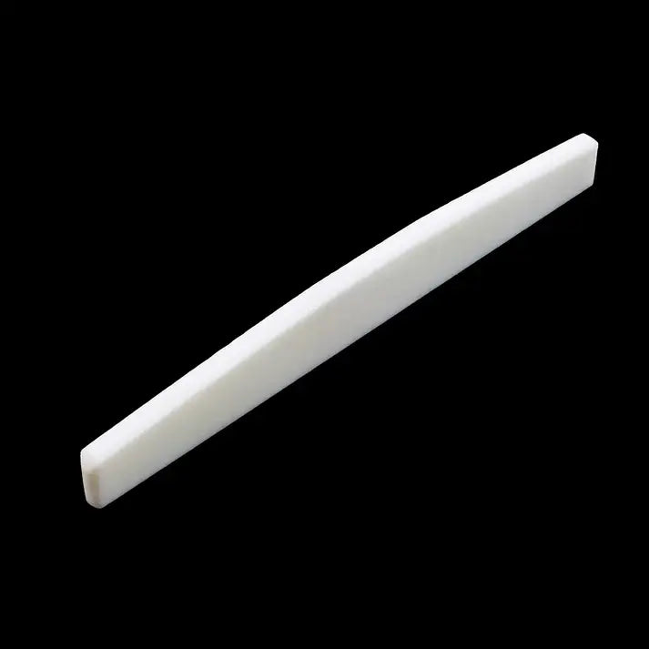 Allparts BS-0243-000 Radiused Acoustic Guitar Bone Saddle Bleached