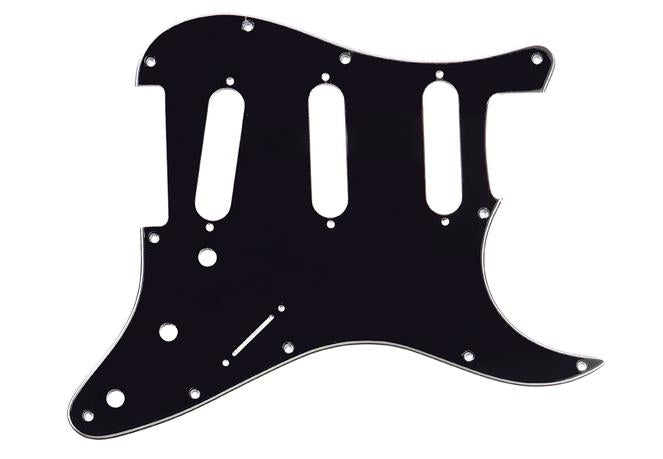 Allparts PG-0552-033 11-HOLE PICKGUARD FOR STRATOCASTER Black