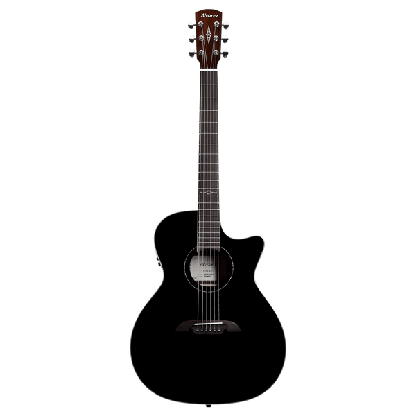 Alvarez AG70ce_Black Grand Auditorium Acoustic Electric Guitar - Black