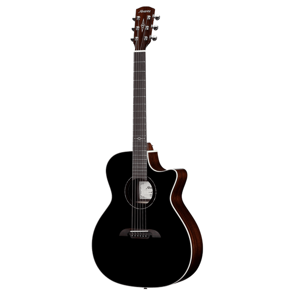 Alvarez AG70ce_Black Grand Auditorium Acoustic Electric Guitar - Black
