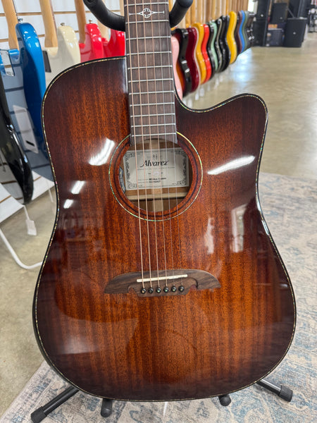 Alvarez MD66ce Custom Masterworks Series Acoustic-Electric Guitar - Shadowburst
