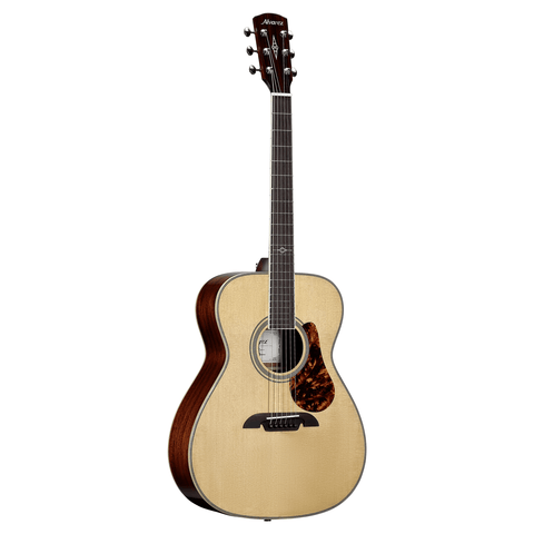 Alvarez MF60e Herringbone Masterworks Series Acoustic-Electric Folk Acoustic Electric Guitar - Natural
