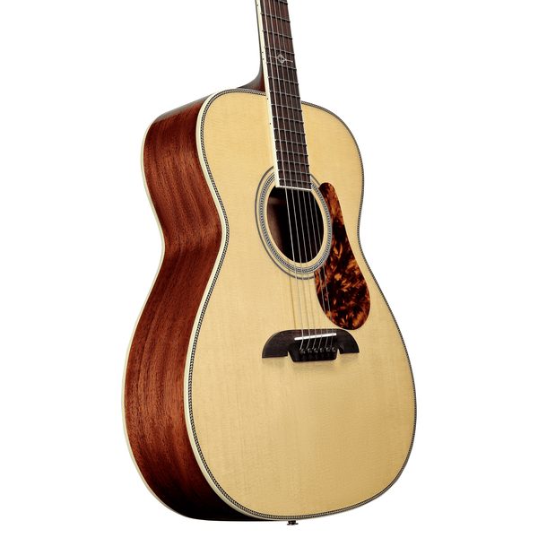 Alvarez MF60e Herringbone Masterworks Series Acoustic-Electric Folk Acoustic Electric Guitar - Natural
