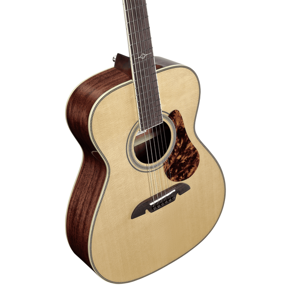 Alvarez MF60e Herringbone Masterworks Series Acoustic-Electric Folk Acoustic Electric Guitar - Natural
