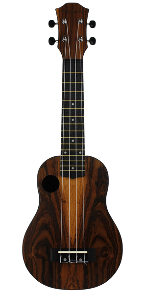 Amahi HCLF445 Soprano Ukulele with Bag - Bocote Top