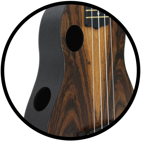 Amahi HCLF445 Soprano Ukulele with Bag - Bocote Top