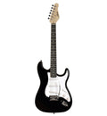Austin AST100BK Double Cutaway Electric Guitar - Black