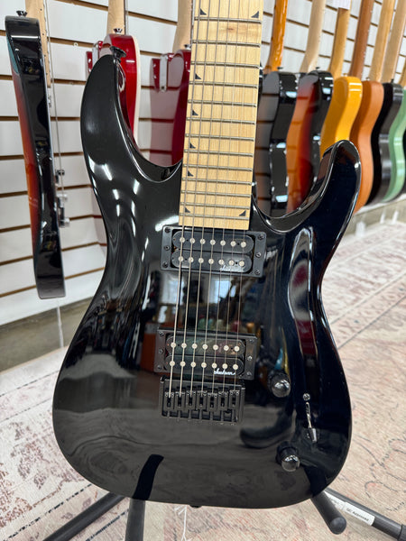 Jackson JS22-7 DKA-M Dinky - Gloss Black