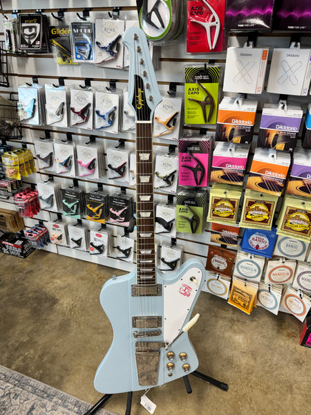 Epiphone "Inspired by Gibson" 1963 Firebird V Reissue - Frost Blue