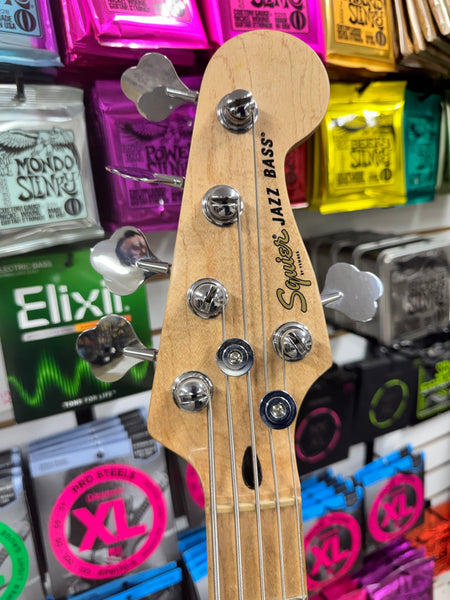 Squier Affinity Jazz Bass V with Maple Fretboard - Olympic White